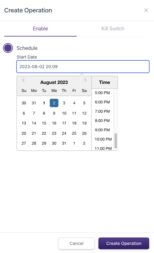 Event rate panel